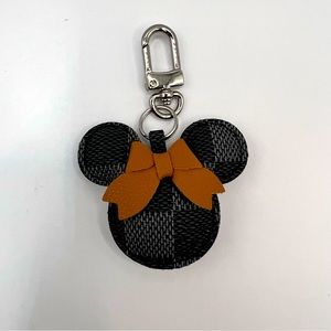 NEW Monogram Mouse Bag Charm Keychain